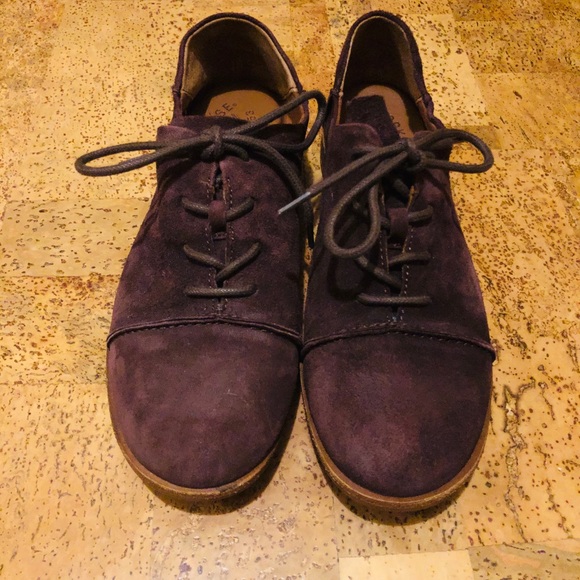 Kork Ease Burgundy Suede Tillery Oxford 